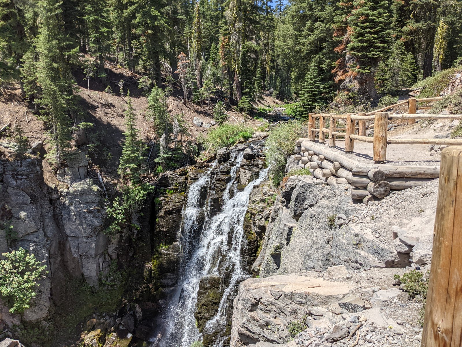 Inside Subway Cave lava tube near Lassen Volcanic National Park — Day 3 activity